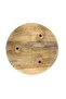 Side Table Round – Bedside Table | Night Stand Nightstands End Table | Side Table For Bedroom Living Room | Bed Side Table Nightstand Round Table Accent Table (Classic, Rustic Black) - 5