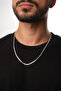 Steel Italian Chain Men's Necklace 3mm Does Not Tarnish - 2