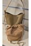 Dsn Women's Saddle Bag Backpack Shoulder Bag Brown with Puppy - 3