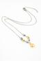 Star Steel Necklace with Gold and Silver Detail - 2