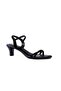 Embellished Ankle Strap Kitten Heel Sandals - 2