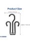 20 Pcs Plastic Shoe Display Hooks – Durable Slippers & Shoes Storage Hangers - 6