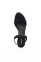 Embellished Ankle Strap Kitten Heel Sandals - 4