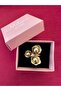 Milena Istanbul Matte Gold Three Petal and Bud Flower Ring