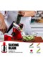 Rotary Cheese Grater, Kitchen Mandoline Vegetable Slicer with 3 Interchangeable - 6