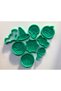 9-Piece Mega Halloween Cookie Cutter Set, Food Safe, Pumpkin Ghost Spider Web, Dough Cutter