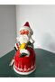 el yapımı seramik noel baba