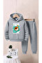 Children's Girls/Boys No Limes Printed Bottom Top Tracksuit Set