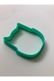Owl Shaped Cookie Mold, Green, Dough Shaper and Stamp, Food Safe for Kitchen - 6