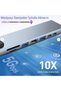 Macbook Pro Air USB Type-C Hub Converter Converter Multiplexer USB HDMI Micro SD 8 Ports - 5