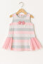 Knitted Striped Knit Dress