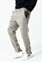 Men's 100% Cotton Slim Fit Chino Trousers Beige - 4200 - 3