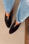 Aria Black Genuine Leather Shoes
