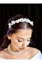 Bridal Engagement Kina Word Crown Ni̇l Crystal - 3