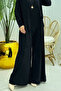 Women's Candy Fabric Asymmetrical Cut Tunic Pants Two-Piece Hijab Suit Nms072