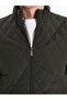Standard Fit Stand Collar Men's Knitwear Coat - 5