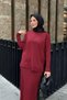Hijab Double Knitwear Set – Comfortable and Stylish Combination Dnv-000137 - 6