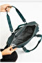 Women's Large Suitcase Size Adjustable Strap Luxury Hand and Shoulder Bag Shopper Size: 33 X 40 cm - 5