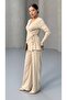 Women's Double Breasted Tie-Up Blouse Pants Set - 3