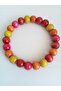Colorful Wooden Beaded Round Bag Handle - 2