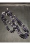 Black Transparent Color 99-Piece Powder Amber Prayer Beads - 3