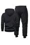 Hooded Trpstr Printed Oversized Unisex Women's/Men's Winter 3-Thread Tracksuit Set - 2