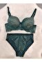 Lace Detailed Padded Underwire Economic Bra Panty Set - Underwear Set
