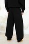 Black Cozy Basic Pleated Baggy Tracksuit - 5