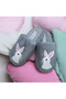 Women's Plush House Slippers Non-Slip Sole Winter Warm Cute Patterned
