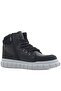 حذاء للأولاد من الجلد الطبيعي باللون الأسود والرمادي بسحاب - 6