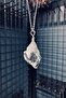 Rutile quartz raw natural stone necklace 50cm - 2