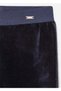 Baby Girl Velvet Tights Navy Blue 727 - 3