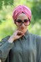 Women's Practical Buckle Ready Shawl Bonnet - Dusty Rose - 2