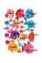Cute Fishes 18 Pieces Shower Cabin Bathtub Bathroom Sticker - 4