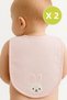 Rabbit Patterned Baby Sweat Diaper – Soft Cotton Fabric, Back Protector, Applique Detail