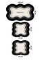 Blonber 3-Piece Bath Mat Set, Washable with Non-Slip Backing - 2