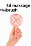 Professional 3D Fine Tooth Hair Combing Comb – Pink |   Daily Use for Sensitive Hair