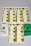 License-Protected 24-Piece School Labels "Dekomus Pocket Notebook with Gift"