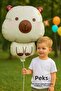 Cream Capybara Foil Balloon Capybara Shaped Balloon Cream