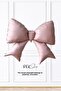 Pink Big Bow Foil Balloon Bow Shaped Balloon - 2