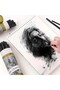 Sketching and Toning, Black Pencil, Natural Willow Charcoal Sticks 7/9mm-25 Pieces - 2