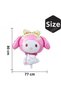 4 Year Old Kuromi and My Melody Birthday Balloon Set Black Number Pink Purple Helium Compatible Flying Balloon - 5