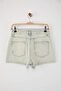 Açık Mavi Yüksek Bel Mini Denim Şort TWOSS24SR00174 - 6