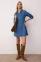 Mavi Mini Denim Gömlek Elbise TWOAW26EL00034 - 2