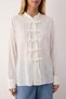 White Bow Woven Shirt Twoaw26Go00079 - 4