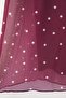 Bordo A- Line Puantiye Desenli Tül Örme Büyük Beden Etek TBBAW25AZ00006 - 6