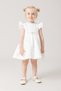 Girl's Lined Puffy Dress with Bow on the Back - Elisa - 4