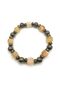 Certified Genuine Original 8mm Pyrite - Citrine - Hematite Natural Stone Bracelet - 5