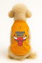 Cat and Dog Outfit & Dress - Orange Chicago Bulls Tank Top - 2