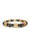 Certified Genuine Original 8mm Pyrite - Citrine - Hematite Natural Stone Bracelet - 3